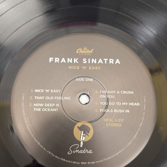 Frank Sinatra - Nice 'N' Easy Vinyl Record 180G MOFI 2002 MSFL 1-317 CLEAN - Picture 3 of 15